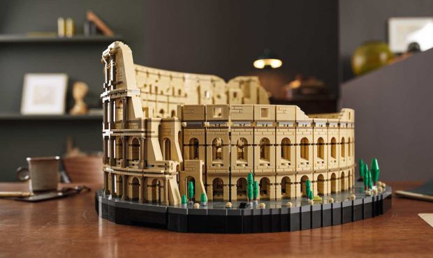 The Colosseum is the largest Lego brick set ever, the company says. (Lego)...