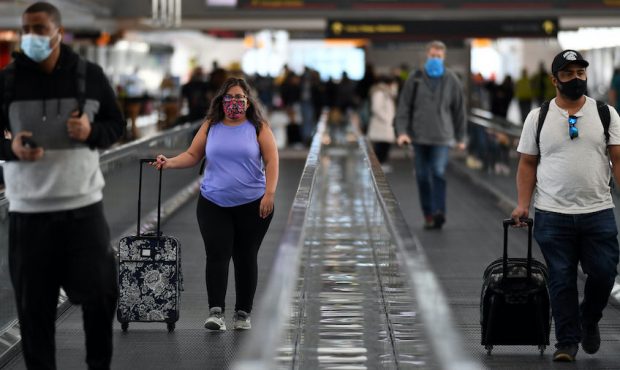 Travelers at Denver International Airport (Hyoung Chang/MediaNews Group/The Denver Post/Getty Image...