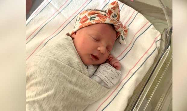 Molly Everette Gibson, seen adorably sleeping, has set what's thought to be a record. The embryo fr...