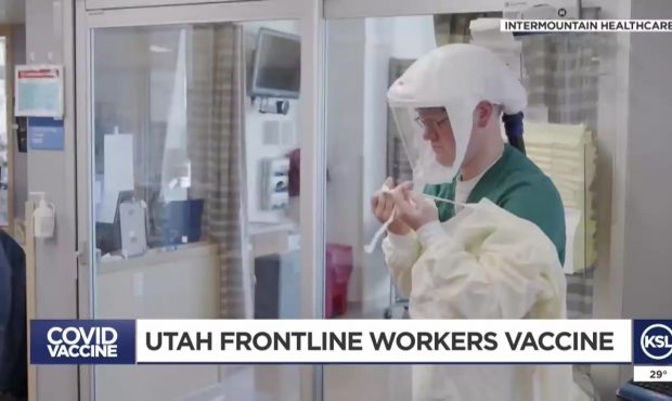 Frontline Workers In Utah First To Receive COVID-19 Vaccine