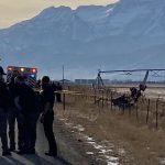 Emergency crews near the Heber Valley Airport. (Andrew Adams/KSL-TV)