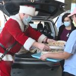 David Lamb has been delivering treats and gifts to health care workers who don't get holidays off. (KSL-TV)