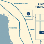 Location of the Lindon Utah Temple. (The Church of Jesus Christ of Latter-day Saints)