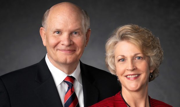 Elder Dale G. Renlund of the Church’s Quorum of the Twelve Apostles and his wife, Ruth Lybbert Re...