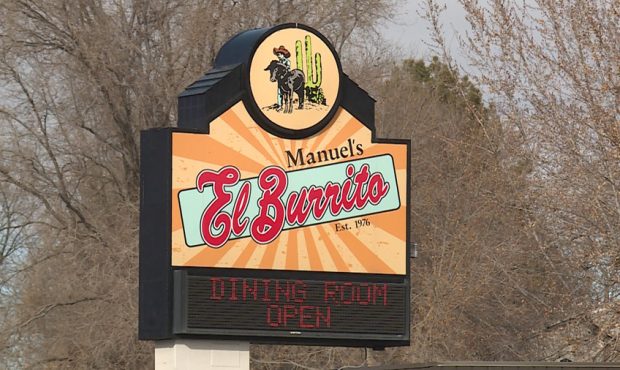 Manuel's El Burrito will give a free meal to needy families. (Winston Armani, KSL TV)...