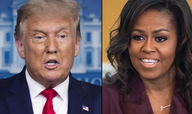 President Donald Trump and former first lady Michelle Obama are the most admired man and woman of 2...