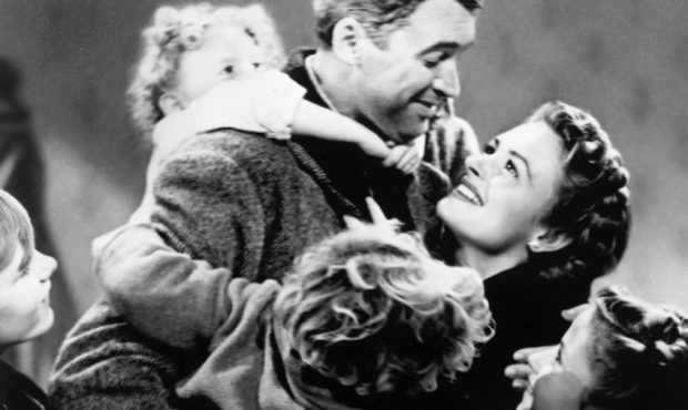 IT'S A WONDERFUL LIFE -- Pictured: James Stewart, Donna Reed -- NBC Photo...