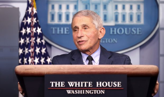 Dr. Anthony Fauci, director of the National Institute of Allergy and Infectious Diseases, speaks du...