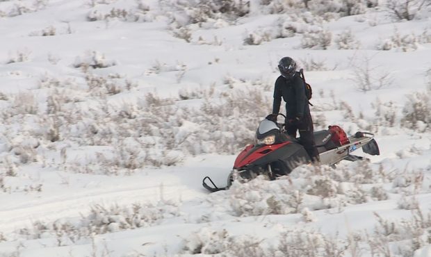 Park Rangers rescued several snowmobilers after weekend storms. (Stuart Johnson/KSL-TV)...