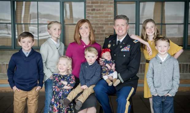 Taylor family photo taken shortly before Brent's last deployment to Afghanistan. (Jennie Taylor)...