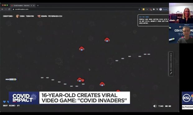 Teen Creates 'Viral' Video Game: 'Covid Invaders'