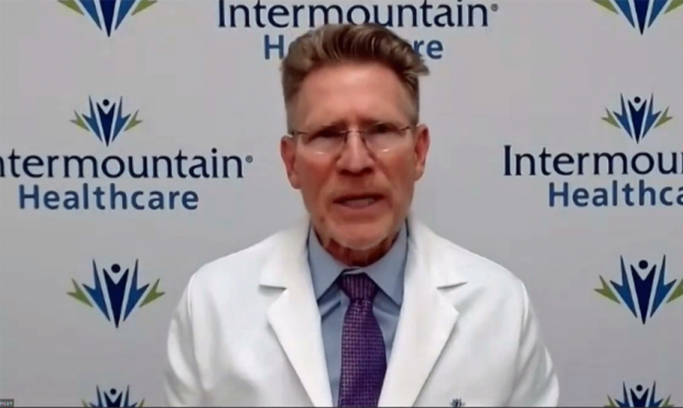 Dr. Brett Parkinson of Intermountain Healthcare announces new guidelines for getting a COVID-19 vac...