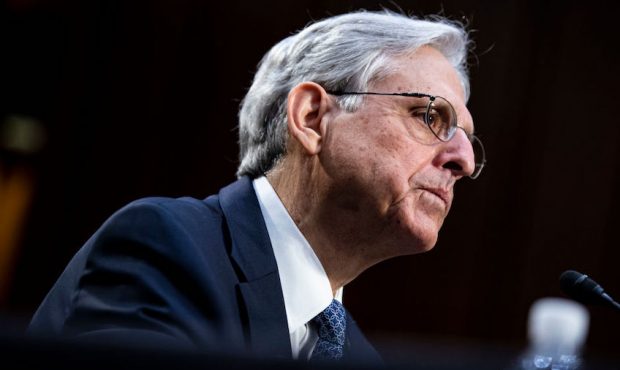 Attorney General nominee Merrick Garland listens during his confirmation hearing before the Senate ...
