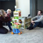 Sarah and Adam Fitzgerald play with their two-year-old son Liam. (Photo: KSL TV)