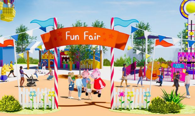 The world's first Peppa Pig theme park is coming to Florida in 2022. (Courtesy: Hasbro)...