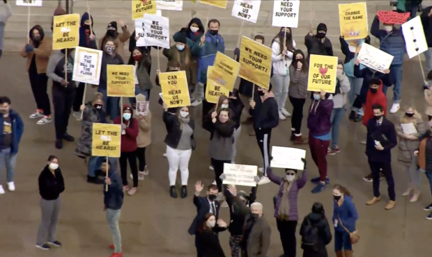 Dixie State Students Protest In SLC After Senate Delays Name Change Bill
