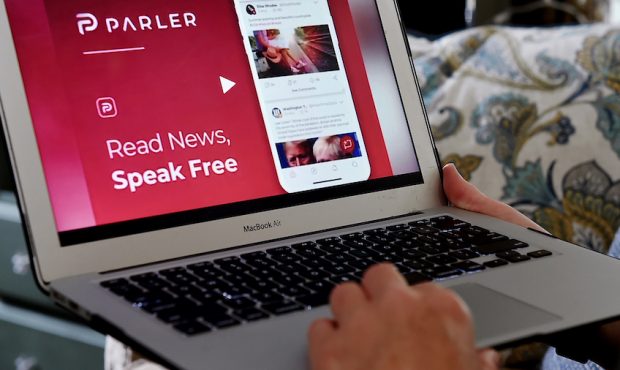 Parler, the social network favored by conservatives, came back online Monday with a redesigned webs...
