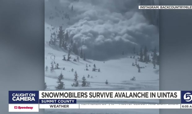 6 Snowmobilers Survive Avalanche In Uintahs