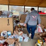 Donations for the statewide Feed Utah Food Drive are collected in Eagle Mountain. (Becky Jones)