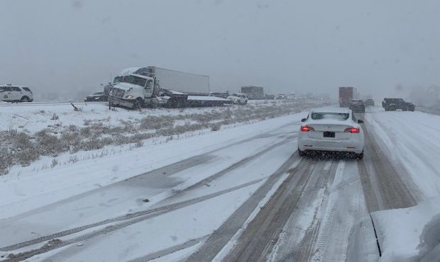 Multiple crashes were reported along I-15 in Beaver County Friday. (Utah Highway Patrol)...