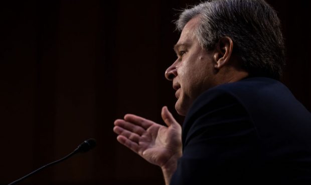 FBI Director Christopher Wray testifies before the Senate Judiciary Committee about the January 6th...