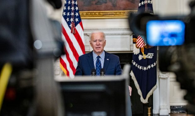President Joe Biden  (Photo by Samuel Corum/Getty Images)...