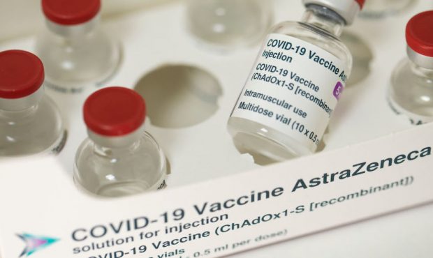 FILE: AstraZeneca COVID-19 vaccine (Photo by Dan Kitwood/Getty Images)...