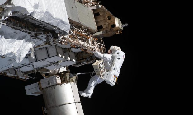 Victor Glover works outside the space station during a spacewalk on January 27. (NASA/FILE)...