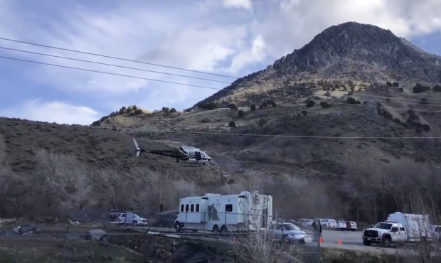 Crews search for a missing hiker in American Fork Canyon on March 16, 2021 (Photo: Felicia Martinez...