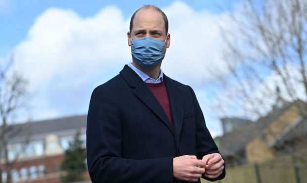Prince William, pictured in east London on March 11, says the royal family is "very much not a raci...