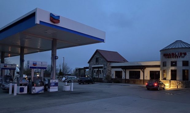 Power went out at a Davis County gas station Wednesday morning. (Derek Petersen/KSL TV)...