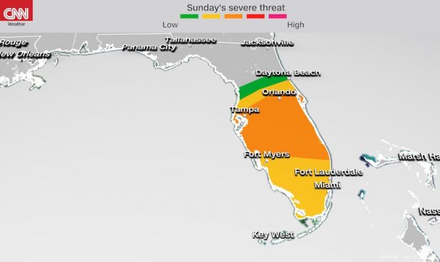Severe weather across central Florida is causing delays at some of the state's major airports as th...