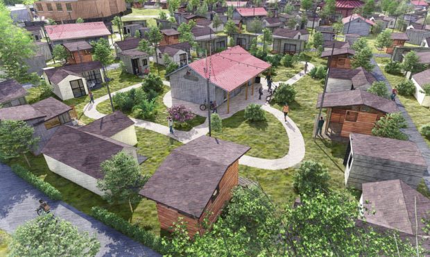 Rendering of The Other Side Village. (Used by permission, SLC.gov)...