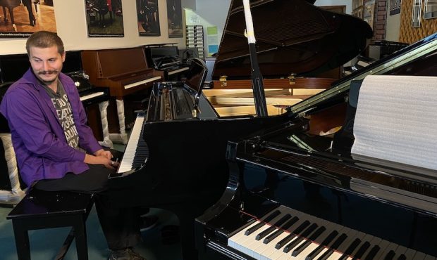 Tanner Hill hopes his uncommon piano talent will turn into a career. (KSL-TB)...