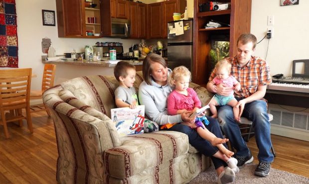 Erica and Seth Richardson love reading to their three little kids. They say it stimulates their you...