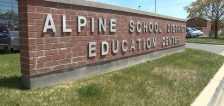 Alpine School District sign