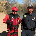Riverdale Captain Mike Henessy and Captain Chris Wetton from the Weber Fire District. (Mike Anderson, KSL TV)