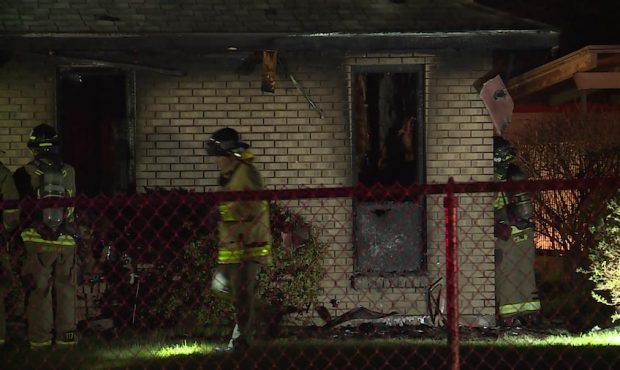 Firefighters responded to a house fire near 3000 East Millcreek Canyon Road Wednesday. (KSL-TV)...