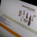 Statues.com, as it looked back in the old days of the Internet. (Ray Boone/KSL TV)