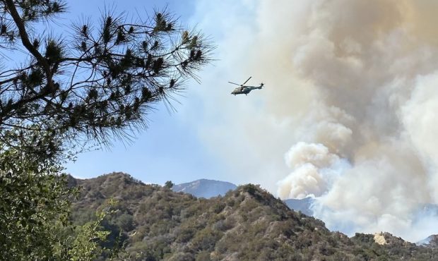The Palisades Fire in Los Angeles County. (LA County Sheriff's Department Special Enforcement Burea...