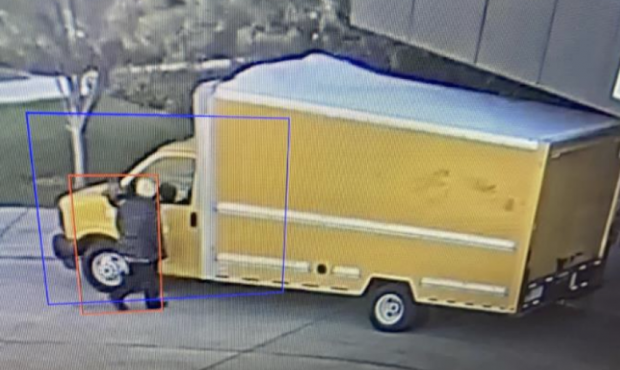 This unmarked yellow box truck containing 11 totes of prescription medications was stolen in Salt L...