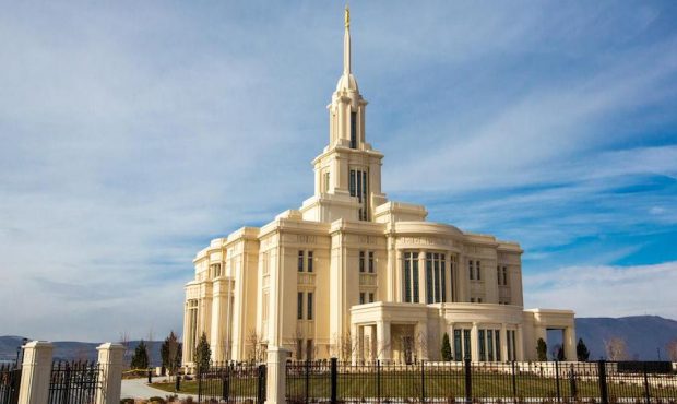 FILE: The Payson Utah Temple. (The Church of Jesus Christ of Latter-day Saints)...