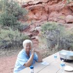Marjan Curtis turns 80-years-old this weekend. She is celebrating her birthday the best way she knows how — camping! Curtis says being in nature helps her feel revitalized. (Courtesy: Marjan Curtis)