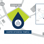 The location of the Casper Wyoming Temple. (The Church of Jesus Christ of Latter-day Saints)