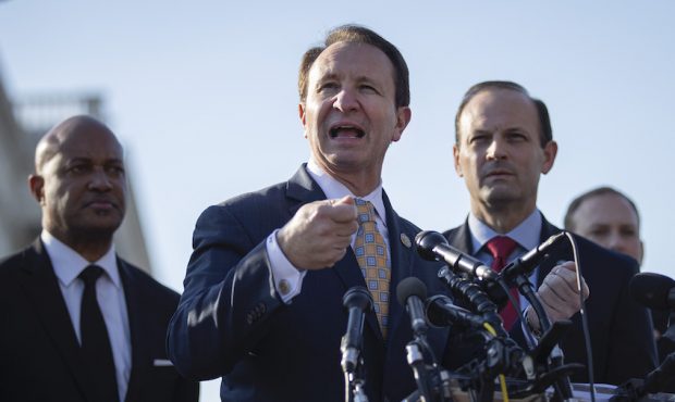 FILE: (L-R) Indiana Attorney General Curtis Hill, Louisiana Attorney General Jeff Landry and South ...