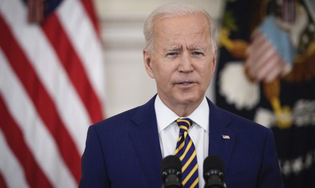 President Joe Biden speaks about the nation's COVID-19 response and the vaccination program in the ...