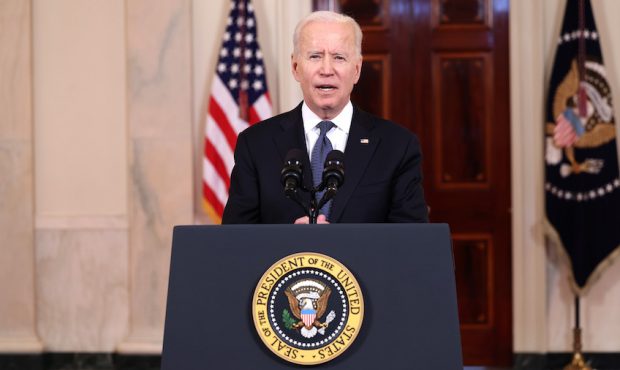 FILE: U.S. President Joe Biden delivers remarks from the White House on May 20, 2021 in Washington,...