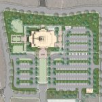 Rendering of the Pocatello Idaho Temple site plan. (The Church of Jesus Christ of Latter-day Saints)