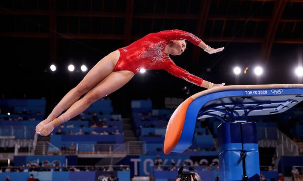 Mykayla Skinner of Team United States competes on vault during Women's Qualification on day two of ...