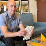 Jacob Sheffield, a graduate student at BYU, loved to play with origami as a kid. Now, it’s turned into a passion for making surgery safer. (KSL TV)